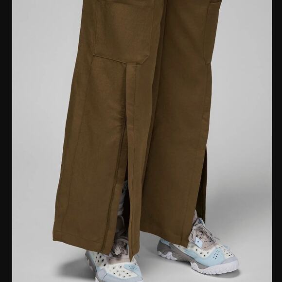 Jordan Light Olive Green High Waist Cargo Pants - Size S - Picture 11 of 15